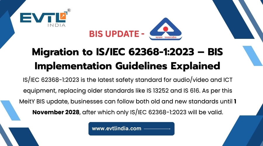 Migration to IS/IEC 62368-1:2023 – BIS Implementation Guidelines Explained